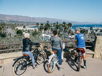 Santa Bárbara: passeio de bicicleta elétrica pela cidade e areia
