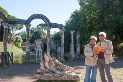 Rome : Visite privée de Tivoli, la Villa d'Hadrien et la Villa d'Este