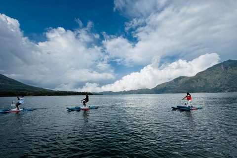 Bali/Mount Batur: Guided Lake Batur Water Bike Experience Guided Water Bike Experience with Meeting Point