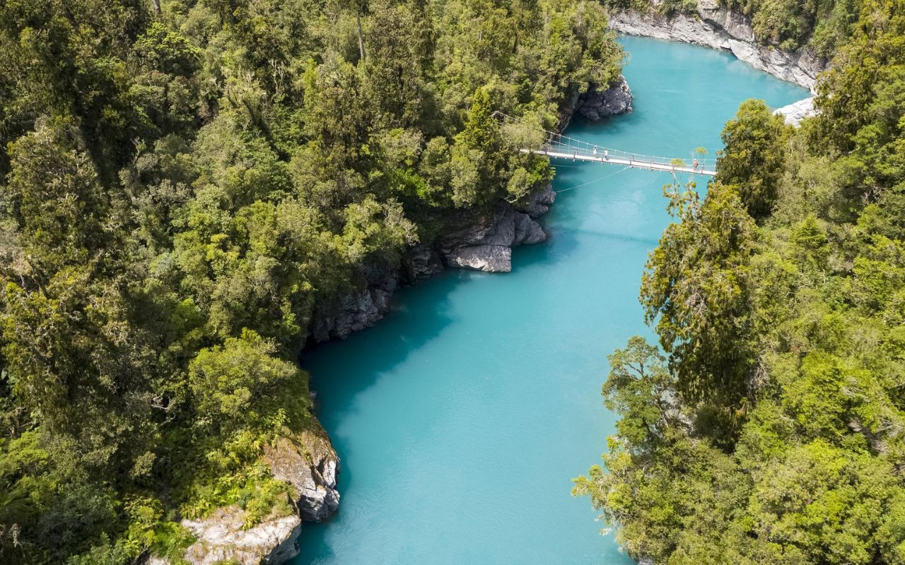 Hokitika: E-Bike-Tour auf dem Wilderness Trail & Wanderung durch die Hokitika-Schlucht