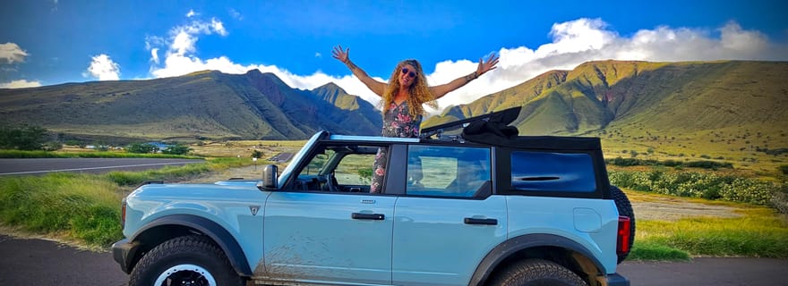 Maui : visite privée VIP de la route de Hana en SUV décapotable