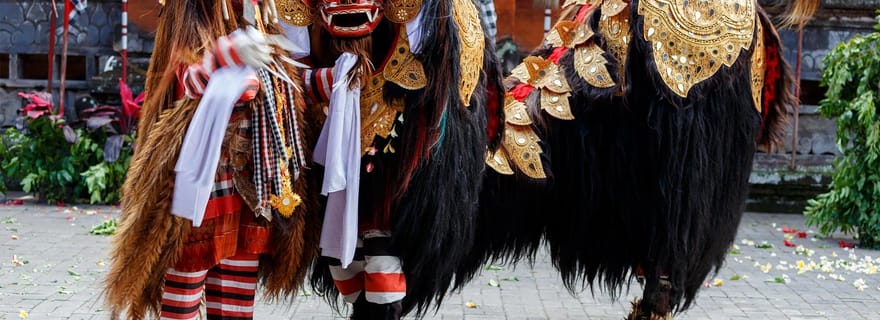Bali : danse Barong et visite du temple de l'eau bénite de purification