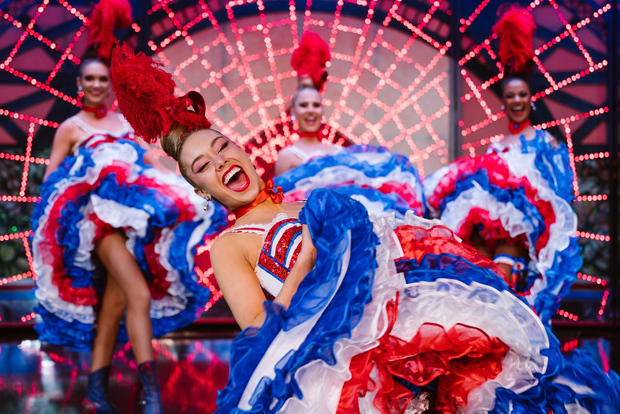Paris: Middagsshow på Moulin Rouge