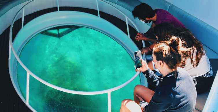 São Miguel: Glass Bottom Boat Tour with Snorkeling