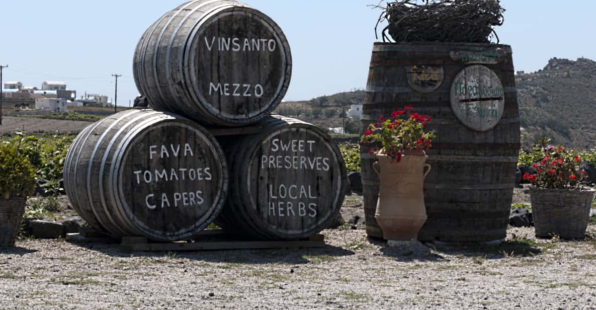 Santorini: tour gastronómico y de bebidas de 5 horas con guía local