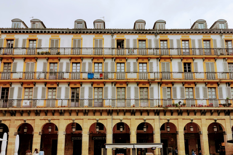 Saint-Sébastien : visite de la ville avec pintxos et vinVisite à pied