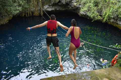 Riviera Maya: Jazda konna, tyrolka i przygoda ATVJazda konna, tyrolka i przygoda na quadach — wspólne quady