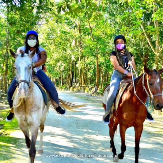 Riviera Maya Horseback Ride, Zipline, and ATV Adventure GetYourGuide