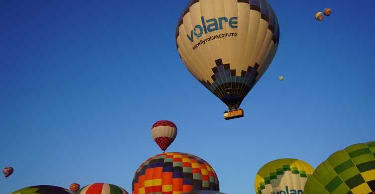 De Mexico: vol et petit-déjeuner en montgolfière à Teotihuacan