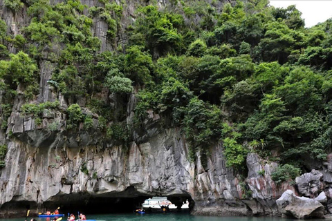 Hanoi/Cat Ba: Lan Ha Bay Day Cruise with Dark & Bright Caves Day Trip Cruise Pick up & Drop Off From Cat Ba Town