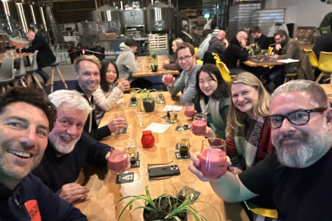 Liverpool: Brewery Bus Tour with 12 Beer and Pizza Late Afternoon Tour