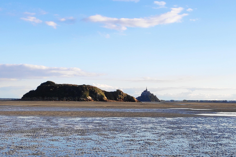Bay of Mont Saint-Michel : Quicksands + Tombelaine Island Bay of Mont Saint-Michel : Quicksands + Tombelaine Island