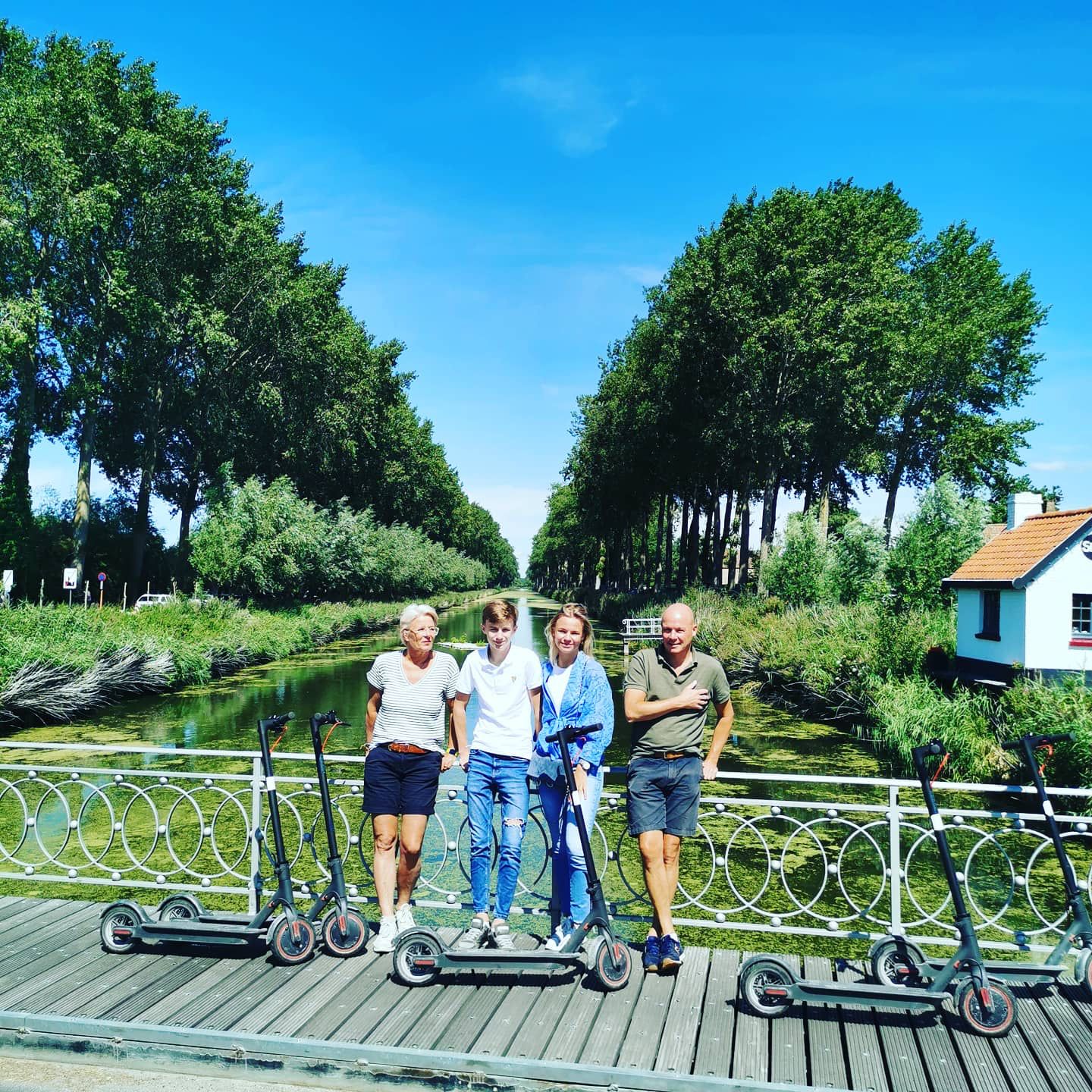 Von Brügge nach Damme: Private Elektroroller-Tour