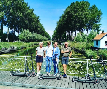 From Bruges to Damme: Private Electric Scooter tour