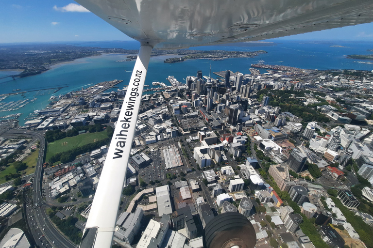 Auckland: Auckland City &amp; Hauraki Gulf Scenic FlightNorth Shore Departure