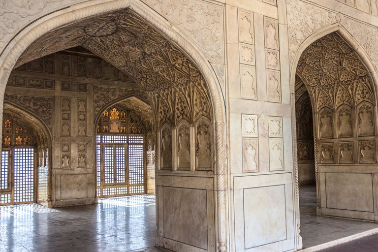 Van Mumbai: Taj Mahal en Agra Fort-tour op dezelfde dag met vluchtTour met vluchten en toegangsprijzen