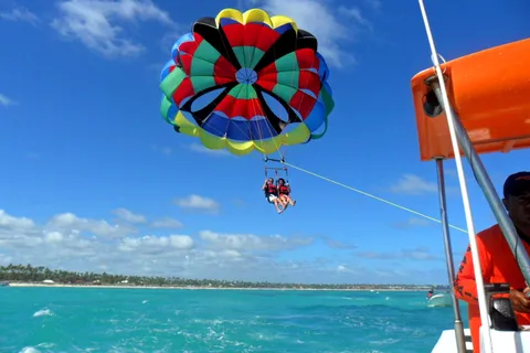Punta Cana: viagem de parapente pela costa de Bávaro