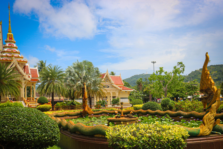 Phuket: Dagsutflykt med Phuket stad, tempel och apor