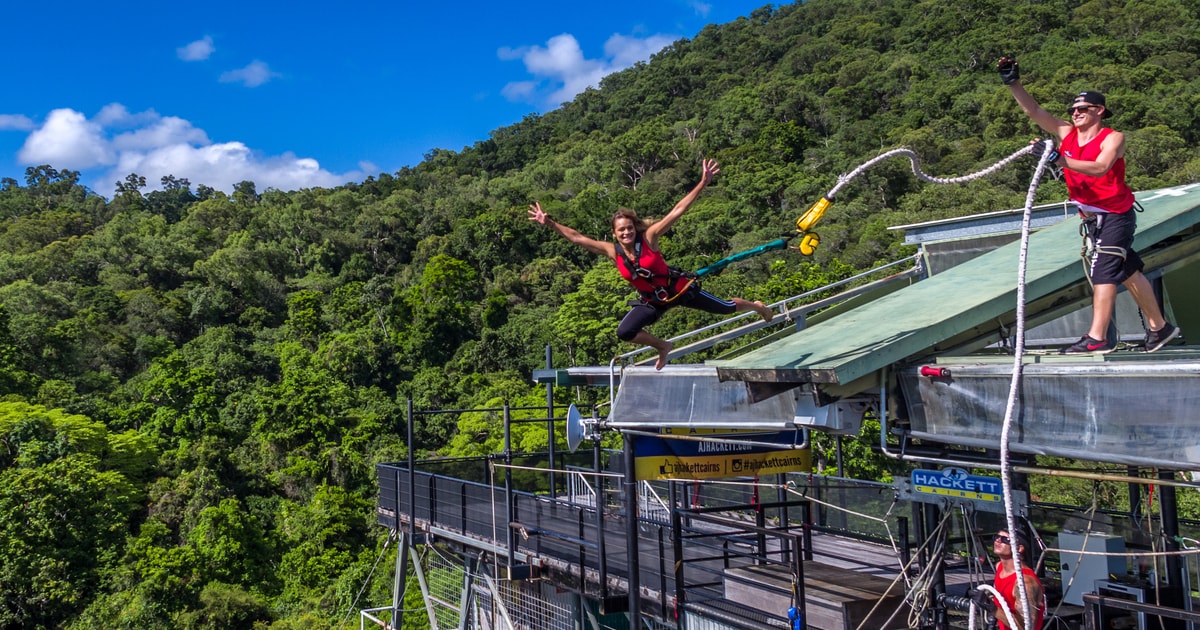 Cairns Rainforest Bungy Jump och Giant Swing GetYourGuide