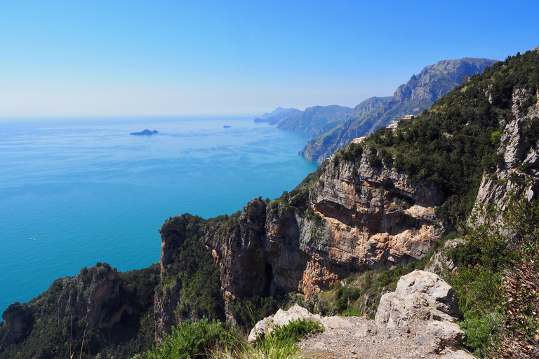 Positano: privétransfer naar het pad van de goden