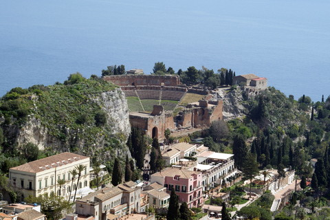 Au départ de Catane : Visite guidée de Taormine et CastelmolaAu départ de Catane : Visite guidée de Taormina et Castelmola