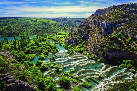 Split/Trogir: Krka falls Tour with Wine & Olive Oil Tasting Split/Trogir: Krka falls Tour with Wine & Olive Oil Tasting