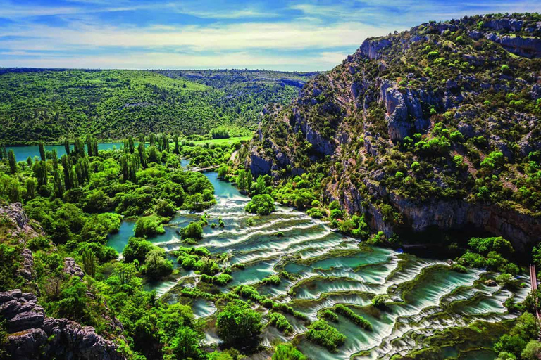 Split/Trogir: Krka falls Tour with Wine & Olive Oil Tasting Split/Trogir: Krka falls Tour with Wine & Olive Oil Tasting