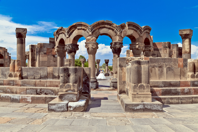 From Yerevan: Echmiadzin Mother Cathedral and Zvartnots Tour Bilingual English-Armenian-language group