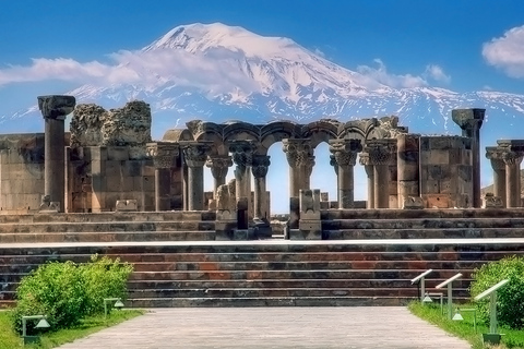 From Yerevan: Echmiadzin Mother Cathedral and Zvartnots Tour Bilingual English-Armenian-language group