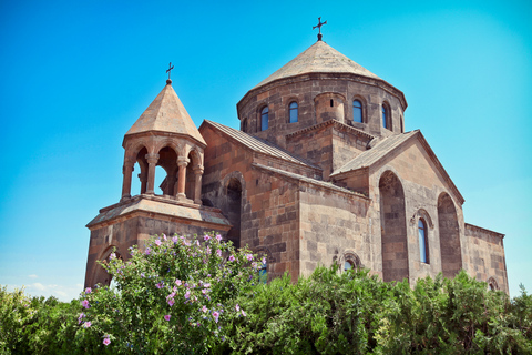 From Yerevan: Echmiadzin Mother Cathedral and Zvartnots Tour Bilingual English-Armenian-language group