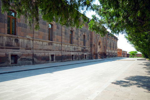 From Yerevan: Echmiadzin Mother Cathedral and Zvartnots Tour Bilingual English-Armenian-language group