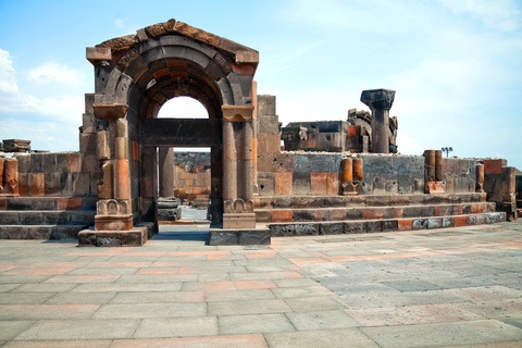 From Yerevan: Echmiadzin Mother Cathedral and Zvartnots Tour Bilingual English-Armenian-language group