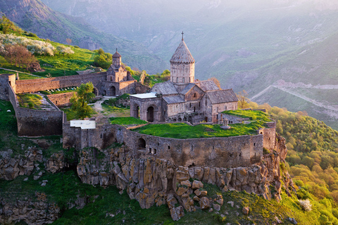 De Yerevan: Excursão de um dia a Khor Virap, Noravank e TatevYerevan: Mosteiros, Ponte do Diabo e passeio de teleférico