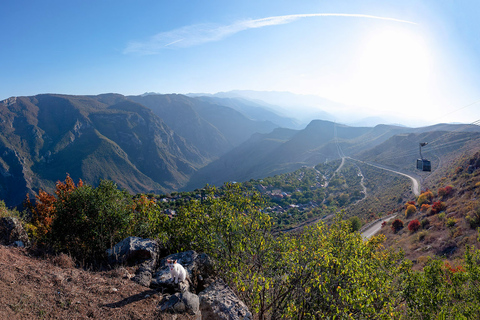 From Yerevan: Khor Virap, Noravank and Tatev Day TourYerevan: Monasteries, Devil&#039;s Bridge, and Ropeway Tour