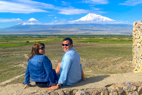 Da Yerevan: Tour di un giorno a Khor Virap, Noravank e TatevYerevan: Monasteri, Ponte del Diavolo e tour della funivia