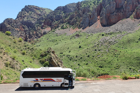 From Yerevan: Khor Virap, Noravank and Tatev Day TourYerevan: Monasteries, Devil&#039;s Bridge, and Ropeway Tour