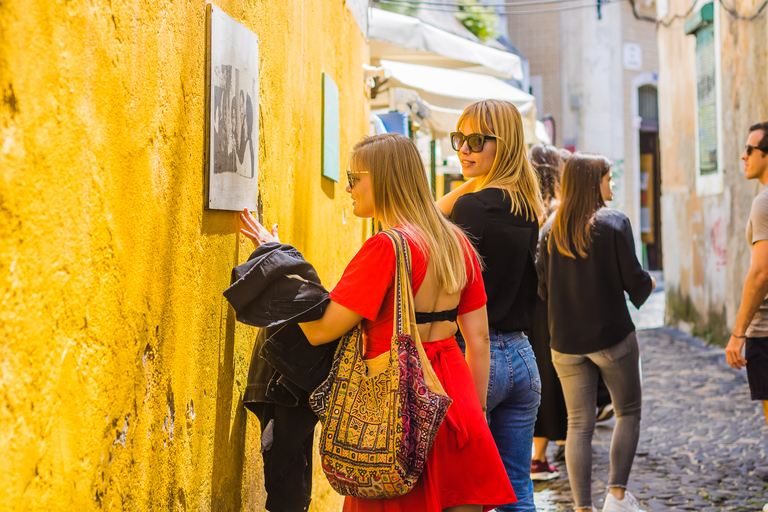 Lisboa: Tour guiado de degustação de vinhos e comidas