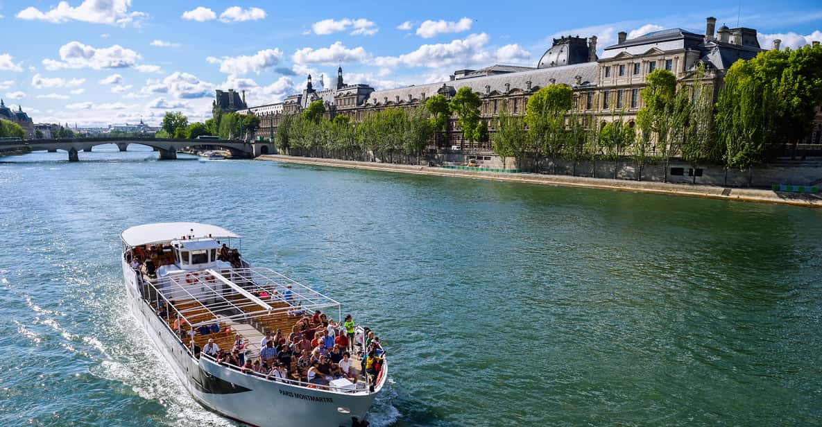 Paris: River Seine Cruise with Optional Drinks and Snacks