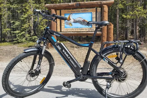 Banff: 4-Hour E-Bike and Walking Tour in Johnston Canyon
