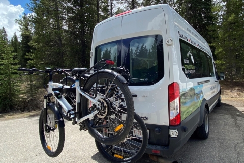 Banff: visite à pied et à vélo électrique de 4 heures dans le canyon Johnston