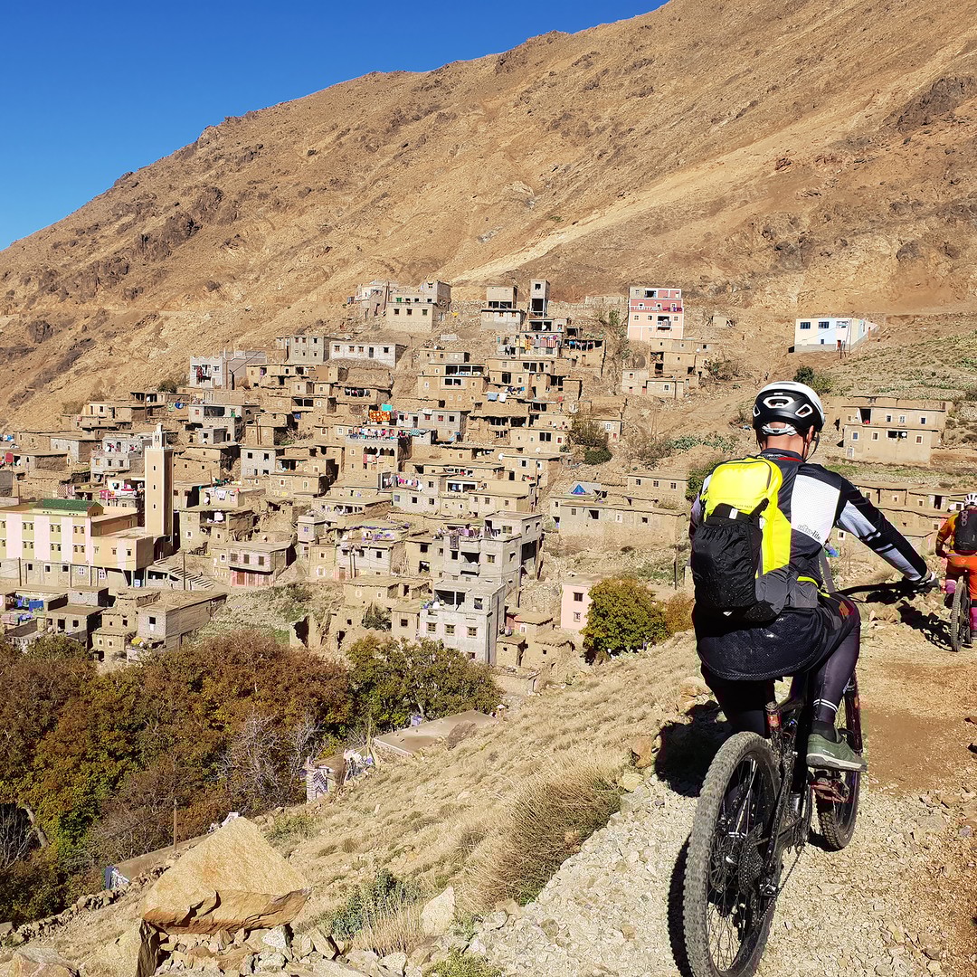 Marrakech : Excursion en VTT dans le parc national du Toubkal avec déjeuner