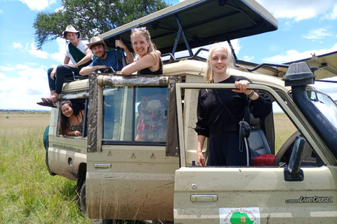 Nairobi-Nationalpark: Safari-TourPrivate halbtägige Safari-Tour im Jeep mit offenen Seiten