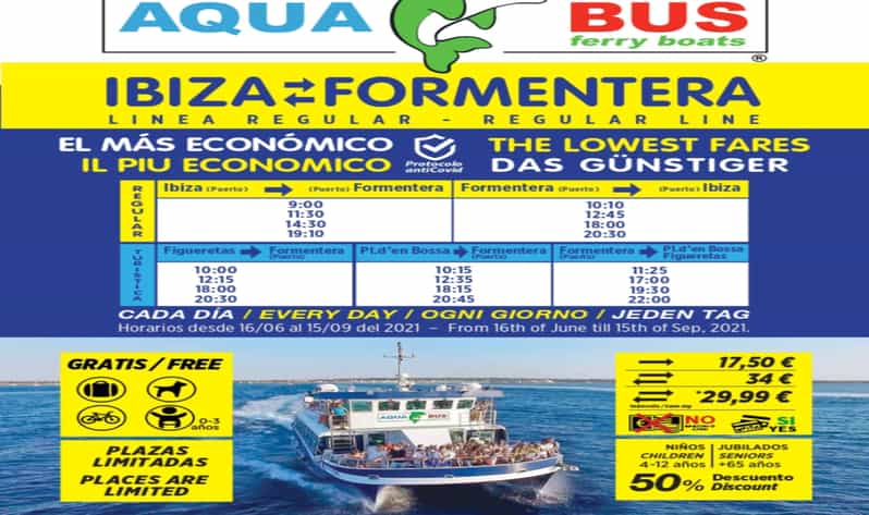 Mit Der Fähre Von Ibiza Nach Formentera Ab Ibiza: Fährfahrt nach Formentera und zurück an einem Tag | GetYourGuide
