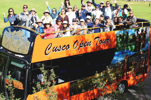 Cusco: Sightseeingtur i staden på en öppen buss