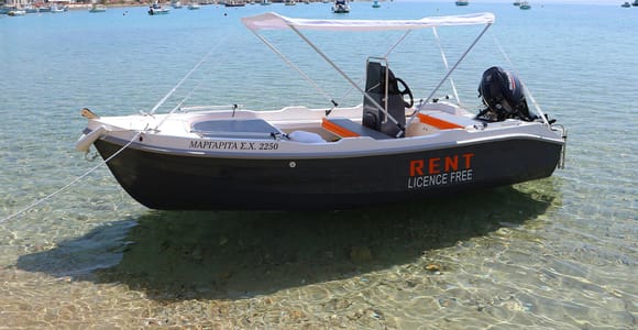 Paros: Full-Day Small Boat Rental with Self-Driving