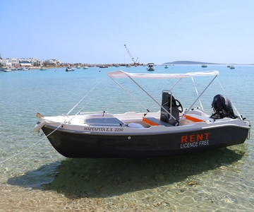 Paros: Full-Day Small Boat Rental with Self-Driving