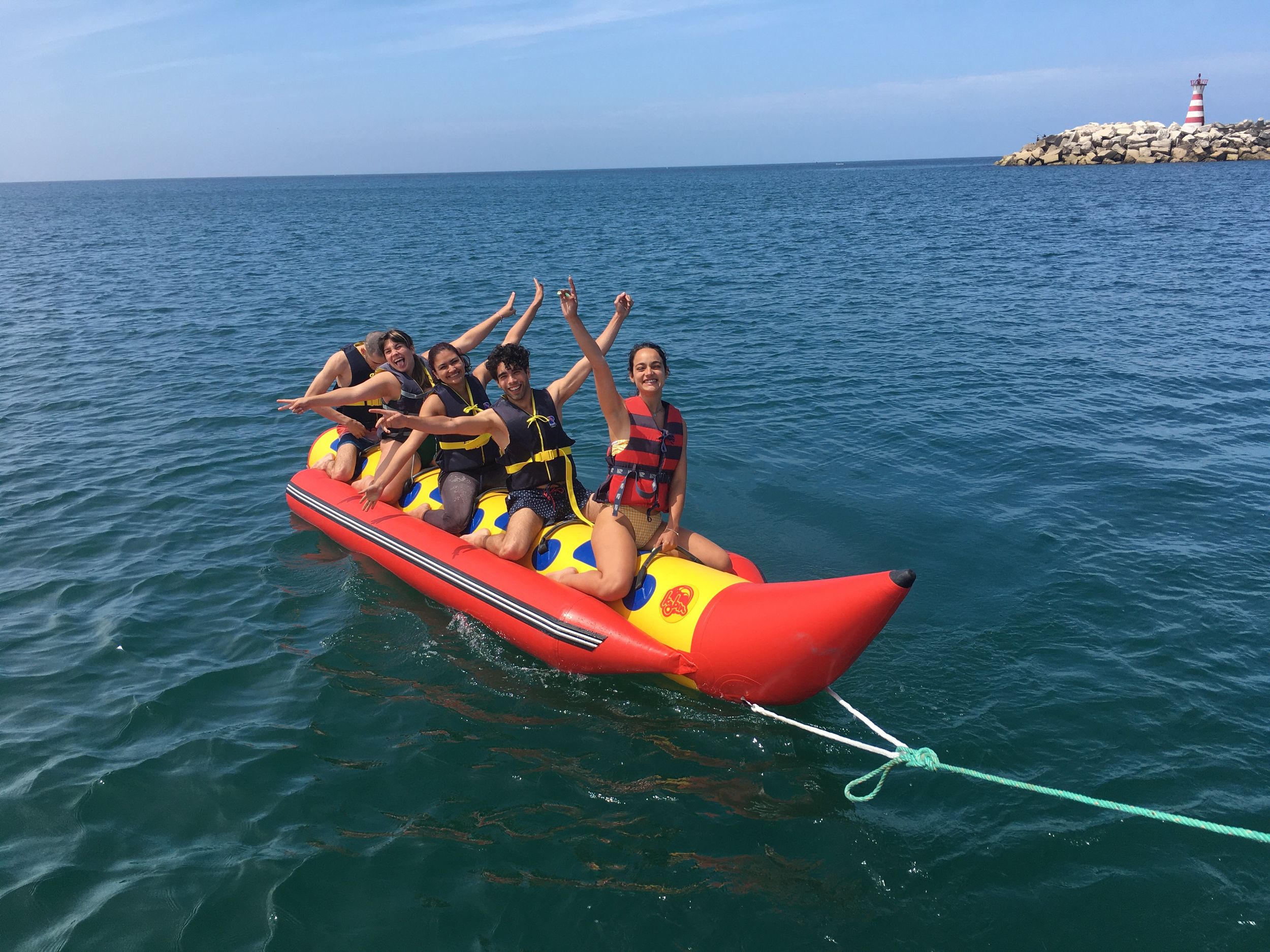 Peniche: Traktionsboje oder Bananenboot-Abenteuer