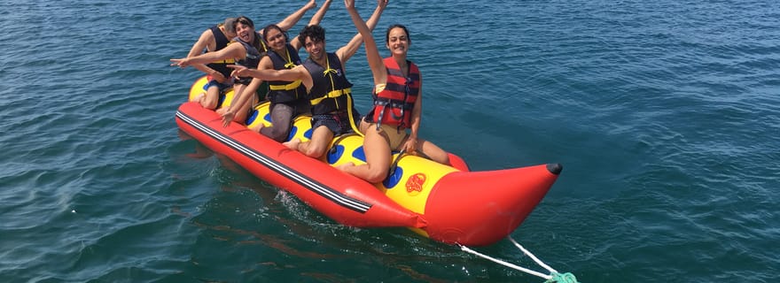 Peniche : Aventure en bouée de traction ou en bateau-banane