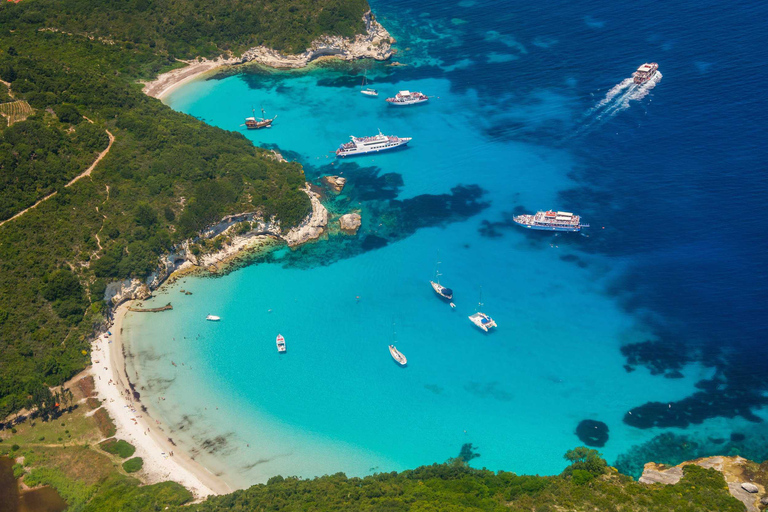 Corfu: Paxos and Antipaxos Full-Day Island Hopping Tour Tour with Departure from Corfu Town Port without Transfer
