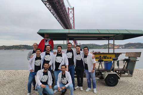 Lisboa: tour en bicicleta de cerveza y sangría de 1 hora